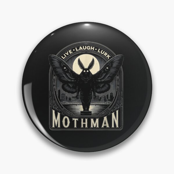 Item preview, Mothman Live Love Lurk Cryptid Cryptozoology designed and sold by YashneHood.