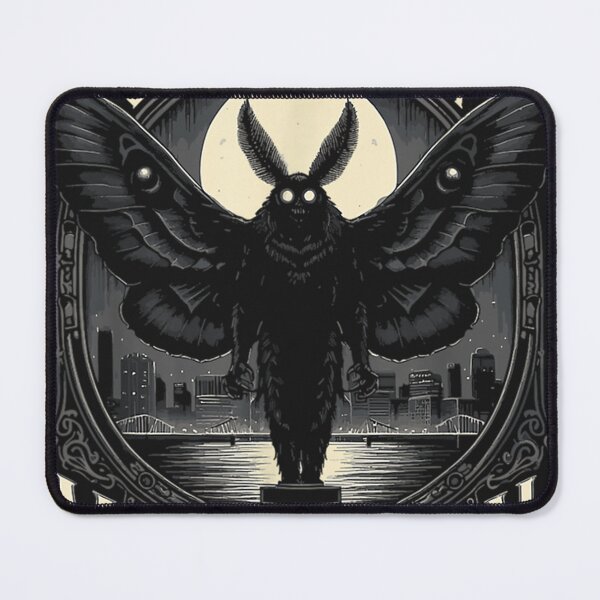 Item preview, Mothman Live Love Lurk Cryptid Cryptozoology designed and sold by YashneHood.