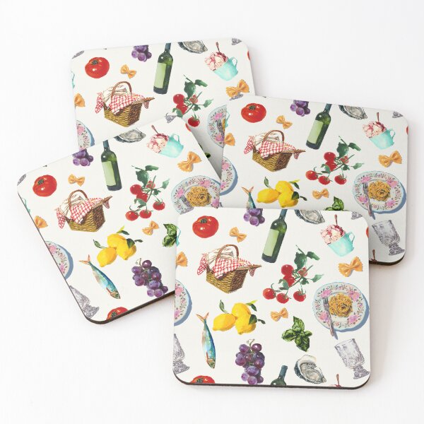 Item preview, Italian Foodie Summer Pattern designed and sold by Temuri Studio.