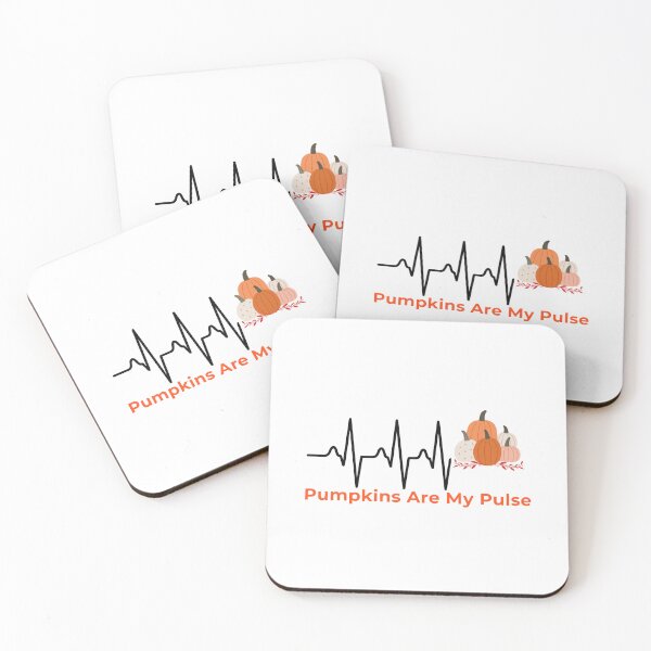 Item preview, Pumpkins Are My Pulse – Autumn Pumpkin Heartbeat EKG Line T-Shirt designed and sold by Pattie Marie.
