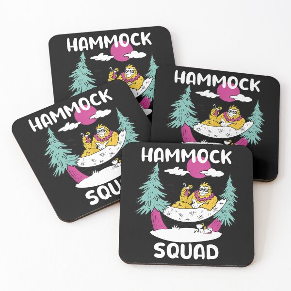 Item preview, Hammock Squad Funny Summer Beach Vacation Bigfoot In Hammock designed and sold by AlbertWiese.