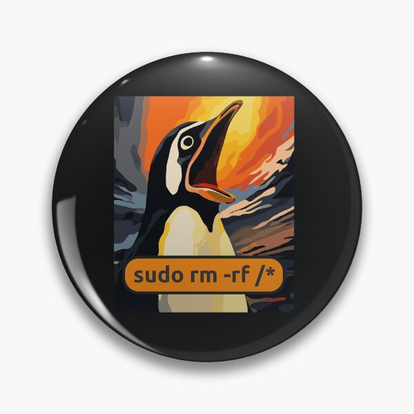 Item preview, Screaming Tux Linux Sudo Rm Rf designed and sold by YashneHood.