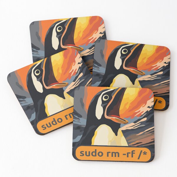 Item preview, Screaming Tux Linux Sudo Rm Rf designed and sold by YashneHood.