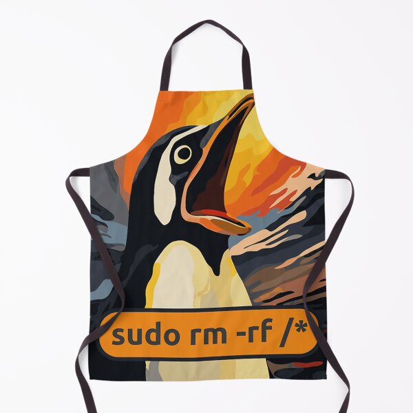 Item preview, Screaming Tux Linux Sudo Rm Rf designed and sold by YashneHood.