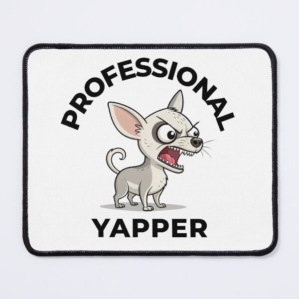 Item preview, Professional Yapper – Funny White Chihuahua Graphic designed and sold by FurRealGifts.