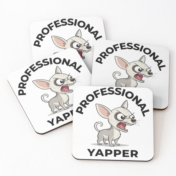 Item preview, Professional Yapper – Funny White Chihuahua Graphic designed and sold by FurRealGifts.