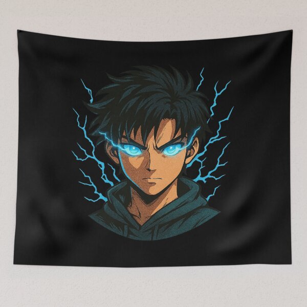 Item preview, ⚡ “Storm Eyes – Anime Power Unleashed” designed and sold by DailyVibesCo.