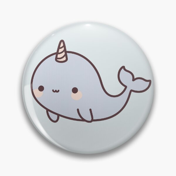Item preview, Cute narwhal cartoon designed and sold by mochi-melt.