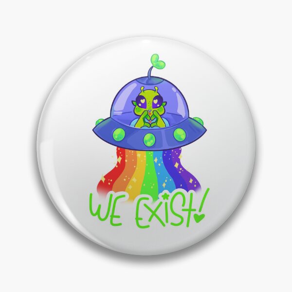 Item preview, We Exist Pride Alien designed and sold by Leaf-Whimzy.