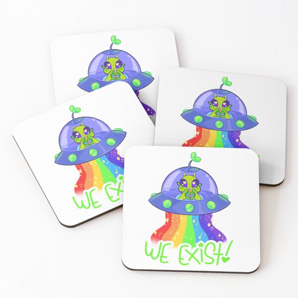 Item preview, We Exist Pride Alien designed and sold by Leaf-Whimzy.