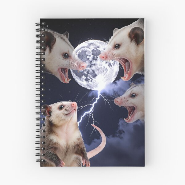 Item preview, Funny Three Possum Moon Design – Retro Animal Meme designed and sold by JonHale.
