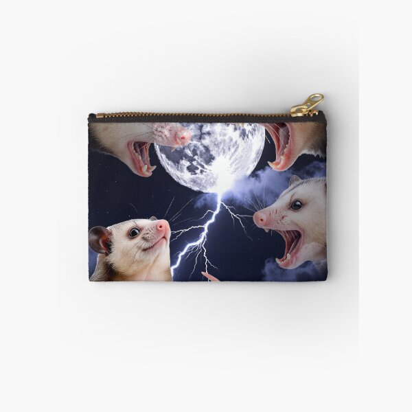 Item preview, Funny Three Possum Moon Design – Retro Animal Meme designed and sold by JonHale.