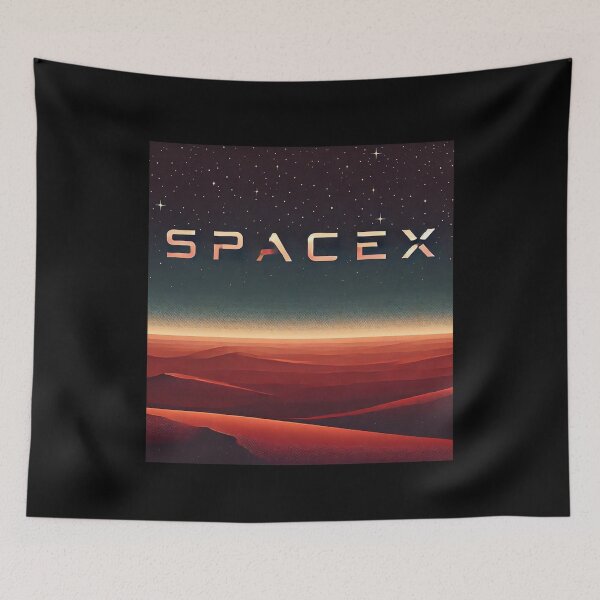 Item preview, spacex rocket Launch Art for Futuristic Space Exploration Fans designed and sold by TEEJAMBOREE.