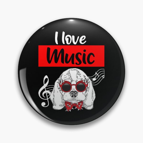 Item preview, I Love Music and Dog designed and sold by Bobewertonsilva.