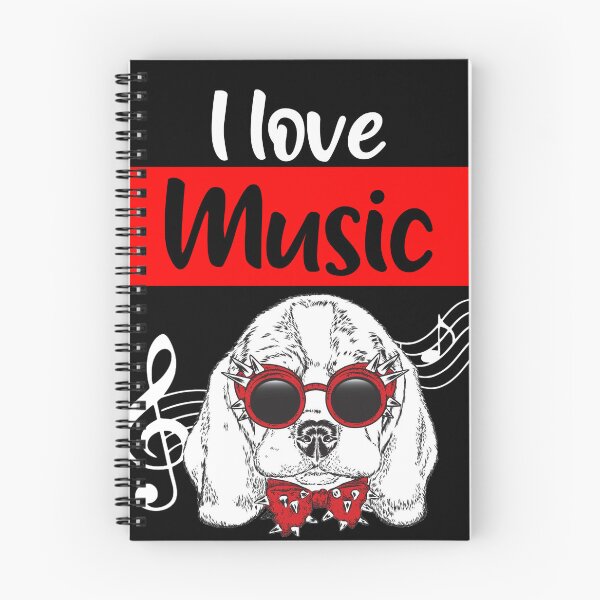 Item preview, I Love Music and Dog designed and sold by Bobewertonsilva.