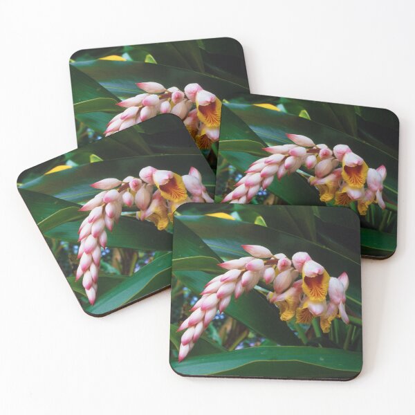 Item preview, Tropical Island White And Pink Flowers With Lush Leaves designed and sold by DEC02.