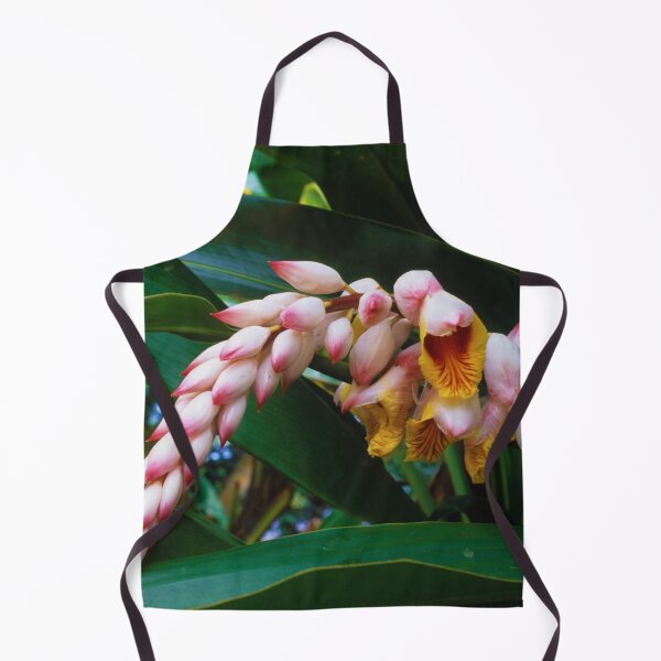 Item preview, Tropical Island White And Pink Flowers With Lush Leaves designed and sold by DEC02.