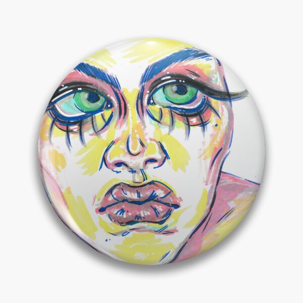 Item preview, Multicoloured Colourful Portrait  designed and sold by Artofeleanor.