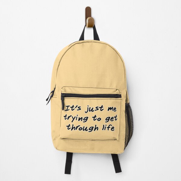 Item preview, It's just me trying to get through life, version b peach designed and sold by mntimg.
