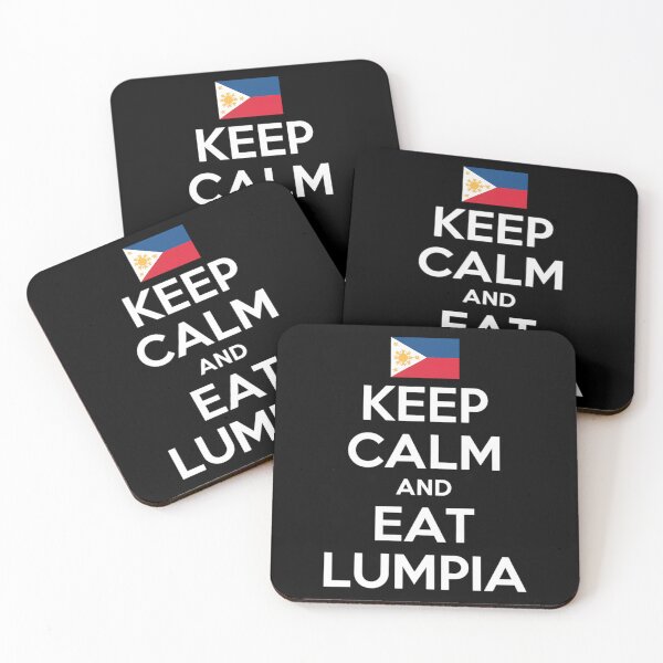 Item preview, Keep Calm and Eat Lumpia With Philippines Flag designed and sold by brynatshop.