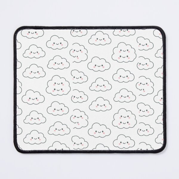 Item preview, Kawaii Smiling Cloud Pattern – Cute Pastel Aesthetic designed and sold by Kauristry.