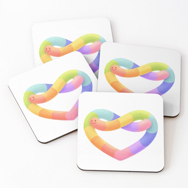Item preview, Gummy Worm Heart  designed and sold by Leaf-Whimzy.