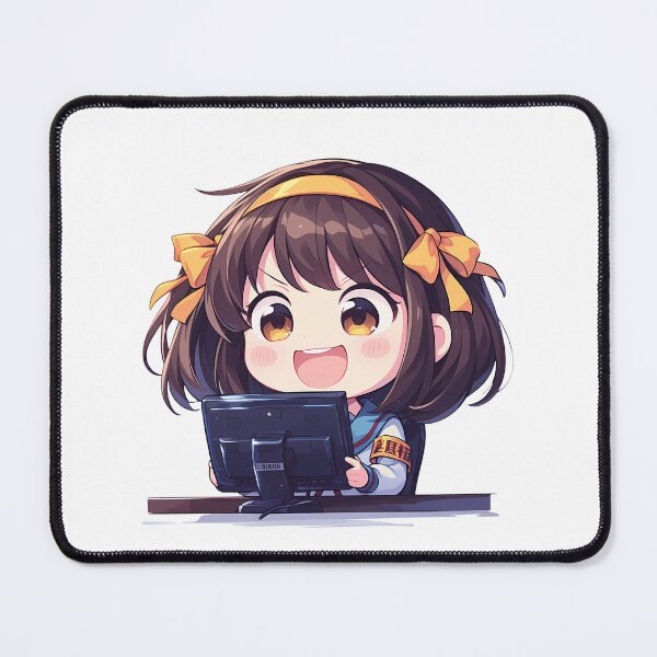 Item preview, Haruhi Suzumiya Melancholy Cute Chibi Gamer Anime designed and sold by earlobejerk.