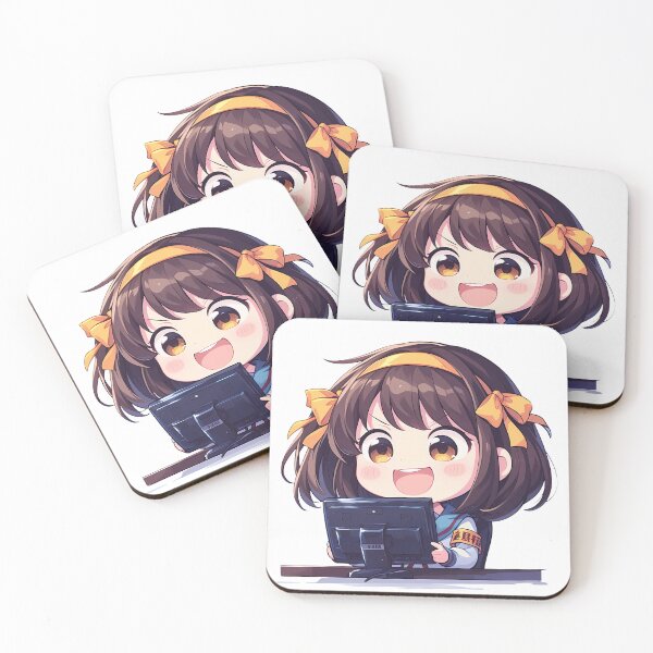 Item preview, Haruhi Suzumiya Melancholy Cute Chibi Gamer Anime designed and sold by earlobejerk.