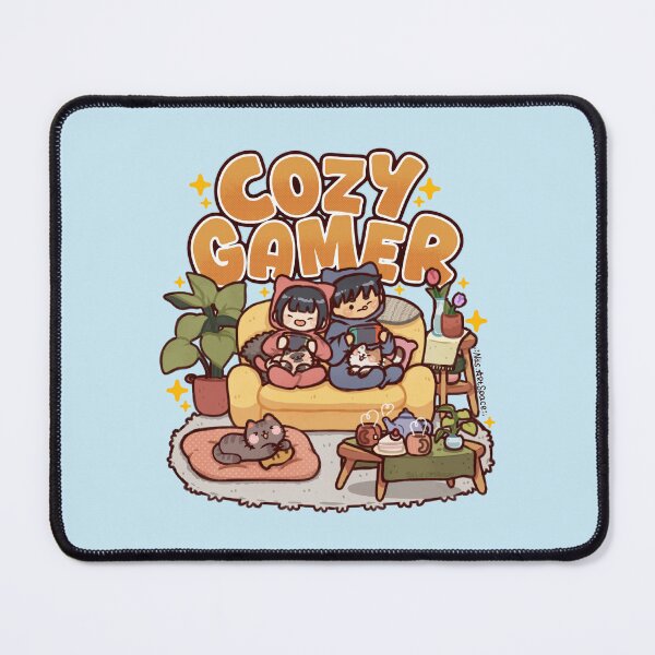 Item preview, Cozy Gamer Couple designed and sold by NasDoodleArt.