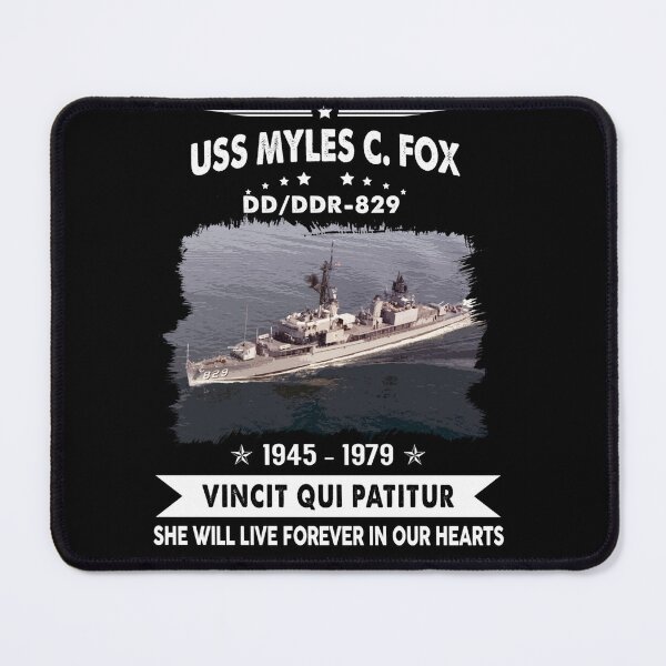 Item preview, USS Myles C. Fox, Navy Veteran Mens Gift Idea Husband, Dad, Grandpa designed and sold by Timeless Bond Designs.