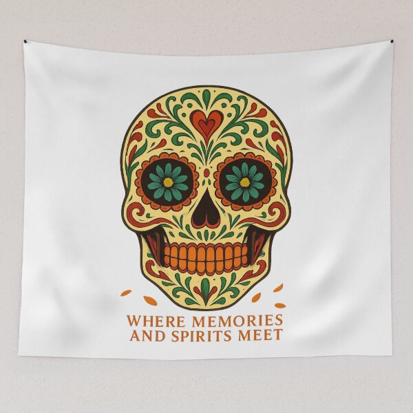 Item preview, Sugar skull, Dia de los muertos, memories. designed and sold by PabDam.