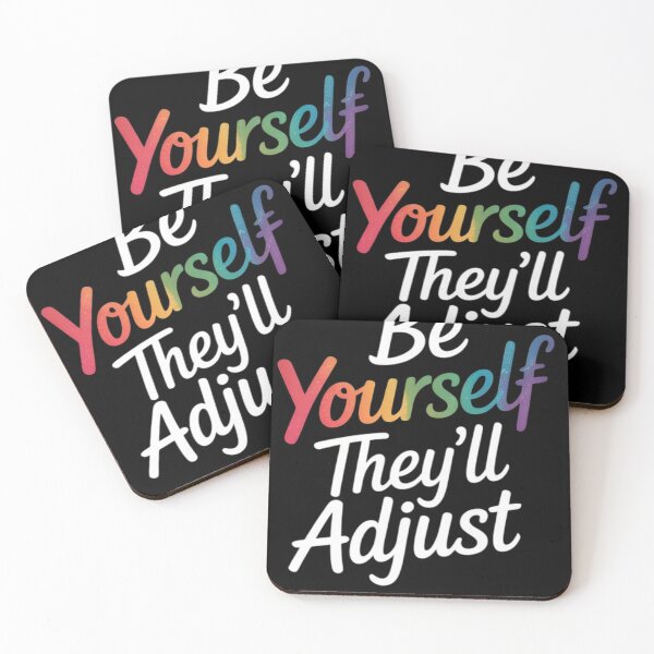 Item preview, Be Yourself They'll Adjust LGBTQ Rainbow Flag Gay Pride Ally  designed and sold by Charidana.
