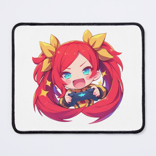 Item preview, Tsubaki Yayoi Blazblue Cute Chibi Gamer Game designed and sold by earlobejerk.