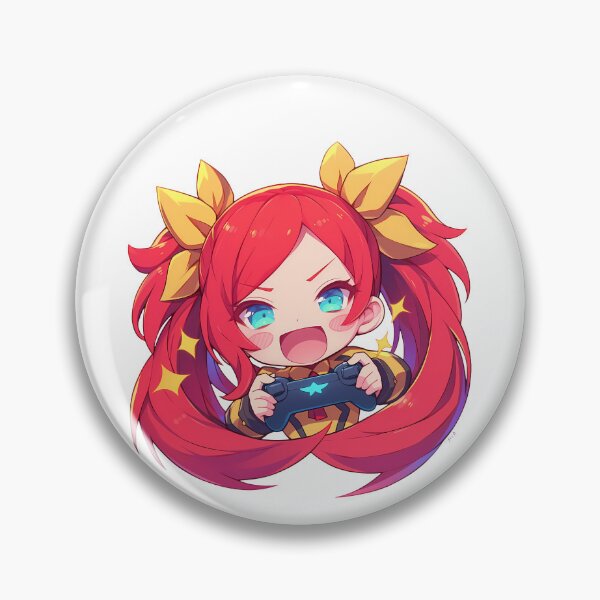 Item preview, Tsubaki Yayoi Blazblue Cute Chibi Gamer Game designed and sold by earlobejerk.