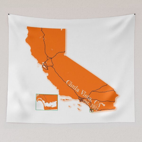 Item preview, Chula Vista, CA [Orange] designed and sold by PhilbonianDezin.