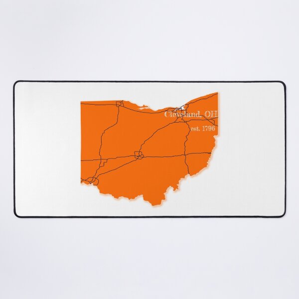 Item preview, Cleveland, OH [Orange] designed and sold by PhilbonianDezin.