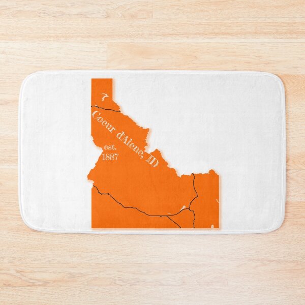 Item preview, Coeur d'Alene, ID [Orange] designed and sold by PhilbonianDezin.