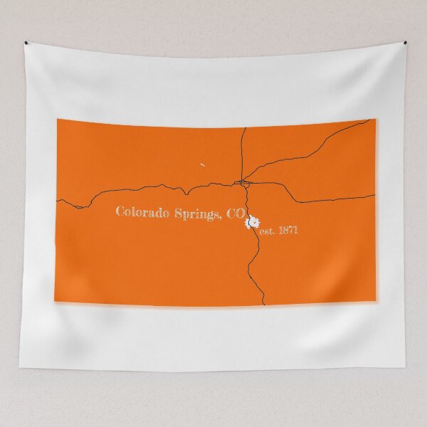 Item preview, Colorado Springs, CO [Orange] designed and sold by PhilbonianDezin.