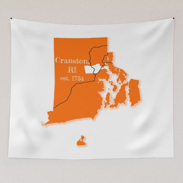 Item preview, Cranston, RI [Orange] designed and sold by PhilbonianDezin.