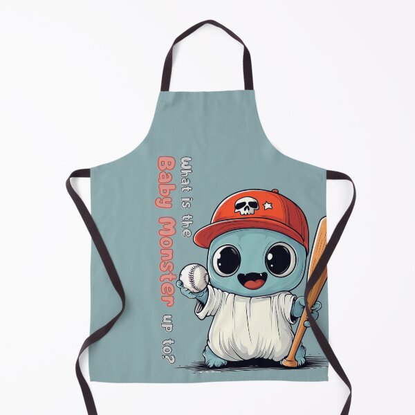 Item preview, What is the Baby Monster Up To- BaseBall designed and sold by jindezign.