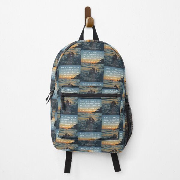 Item preview, George Santayana quote: Beauty is a pledge of the possible conformity between the soul and nature, and consequently a ground of faith in the supremacy of the good. designed and sold by artbleed.