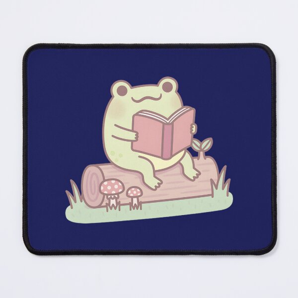 Item preview, Cozy Frog Reader on Log | PERFECT GIFT FOR YOU AND FRIENDS designed and sold by TichNyamupaguma.