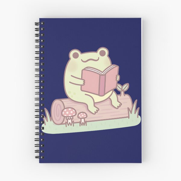 Item preview, Cozy Frog Reader on Log | PERFECT GIFT FOR YOU AND FRIENDS designed and sold by TichNyamupaguma.