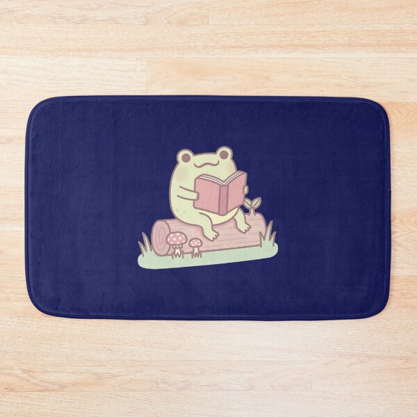 Item preview, Cozy Frog Reader on Log | PERFECT GIFT FOR YOU AND FRIENDS designed and sold by TichNyamupaguma.