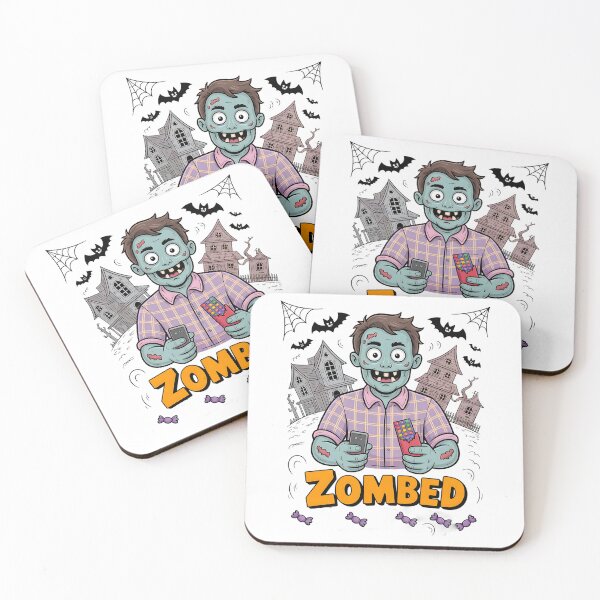 Item preview, Zombed Zombie – Funny Screentime Halloween Neighborhood Night Vibes designed and sold by Taans-Creation.