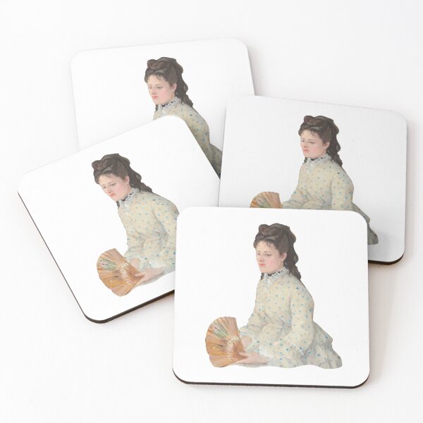 Item preview, Woman with a fan, by Berthe Morisot designed and sold by Victoriana Brooke.
