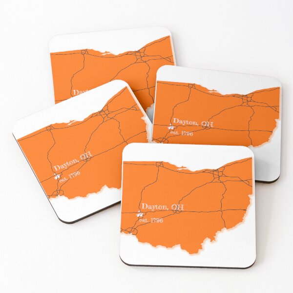Item preview, Dayton, OH [Orange] designed and sold by PhilbonianDezin.