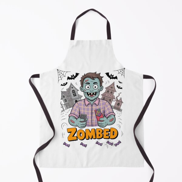 Item preview, Zombed Zombie – Funny Screentime Halloween Neighborhood Night Vibes designed and sold by Taans-Creation.