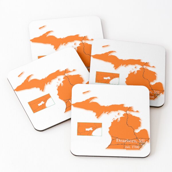 Item preview, Dearborn, MI [Orange] designed and sold by PhilbonianDezin.