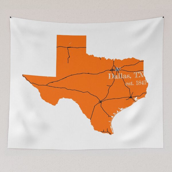 Item preview, Dallas, TX [Orange] designed and sold by PhilbonianDezin.
